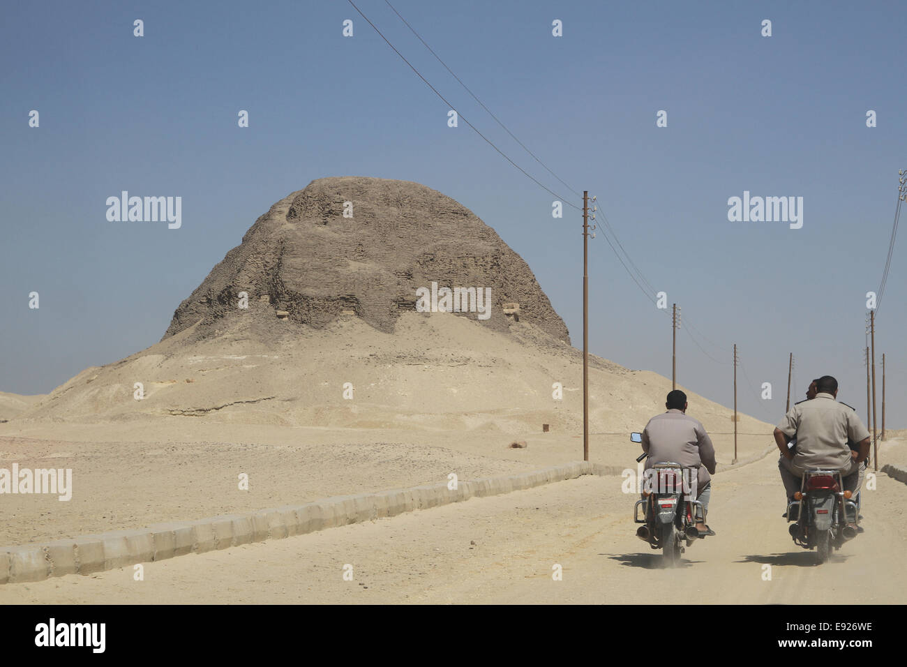 La piramide del faraone Senusret II a Lahun in Egitto. Inoltre conoscere come Sesostris II o Senwosret II. Foto Stock