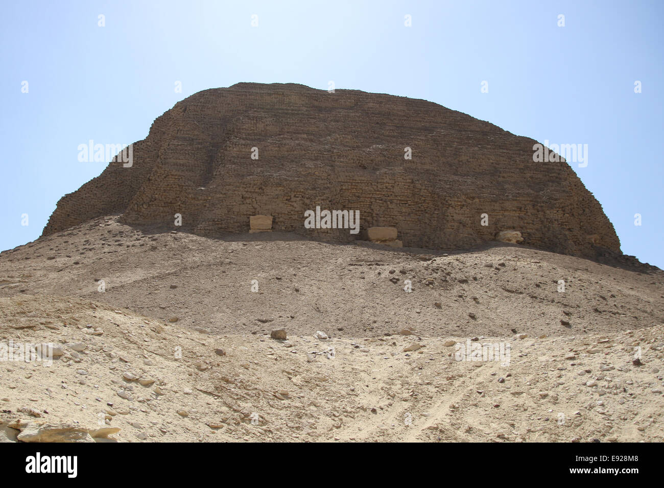 La piramide del faraone Senusret II a Lahun in Egitto. Inoltre conoscere come Sesostris II o Senwosret II. Foto Stock