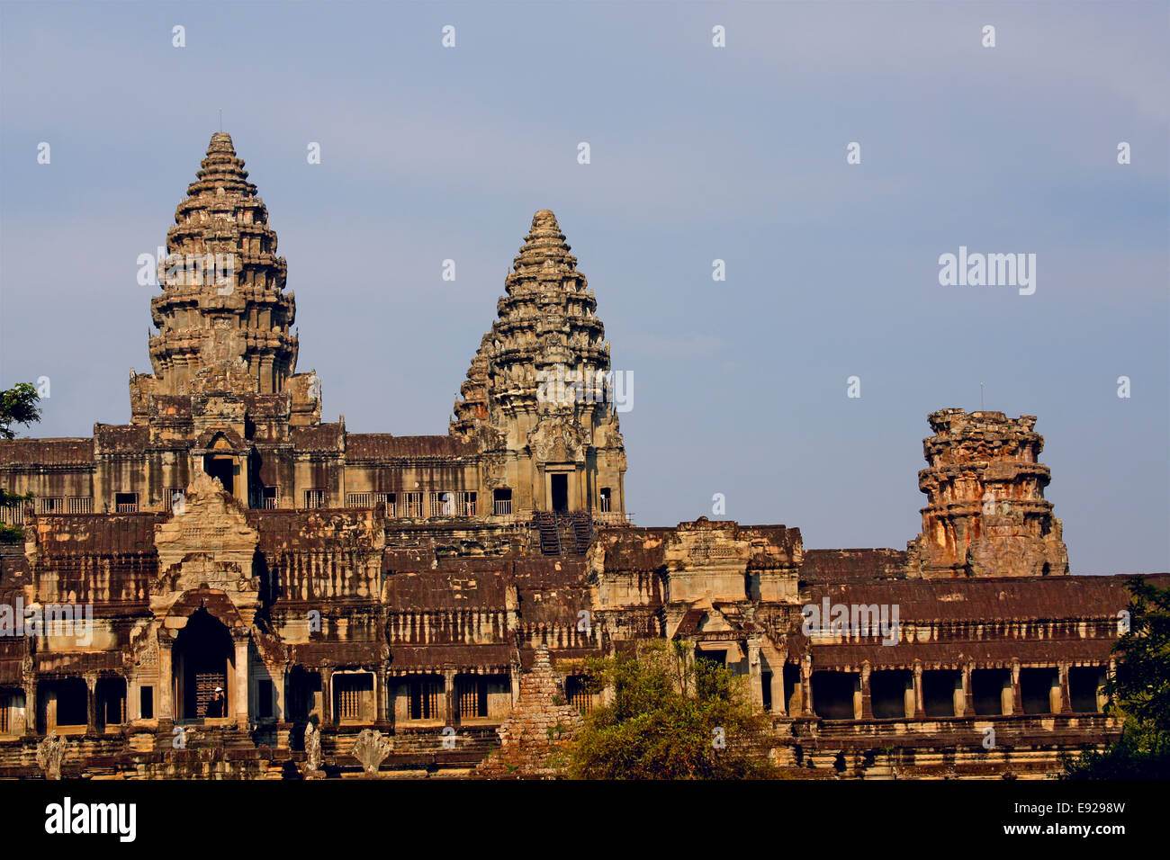 Antica Angkor Wat Foto Stock