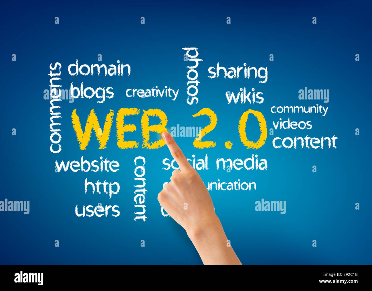 Web 2.0 Foto Stock