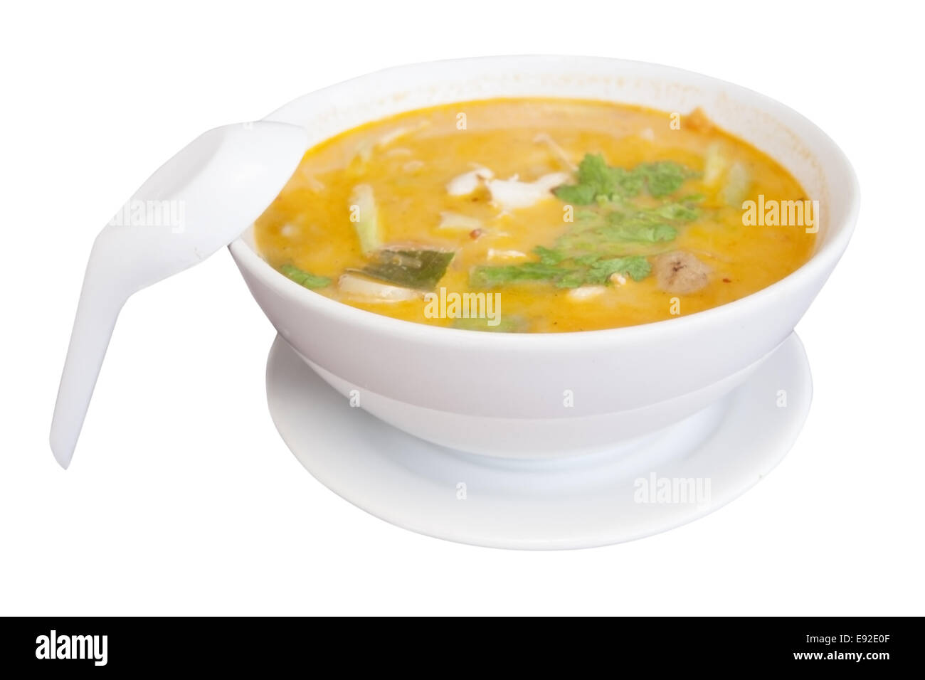 Tom Yam zuppa piccante Foto Stock