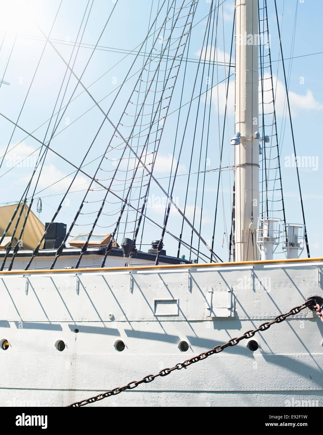 Af Chapman, old ship e punto di riferimento a Stoccolma, Svezia. Foto Stock