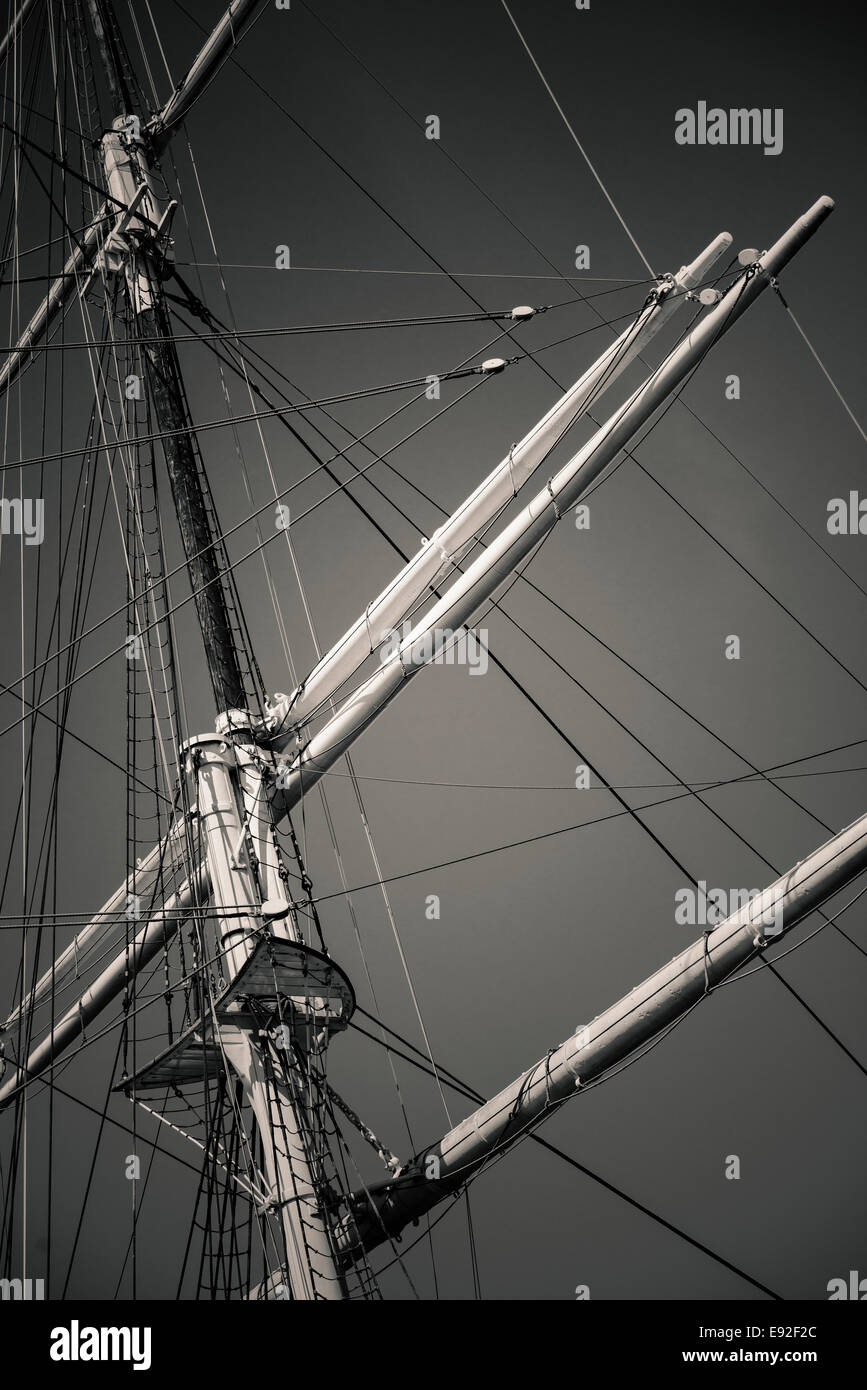 Af Chapman, old ship e punto di riferimento a Stoccolma, Svezia. Foto Stock