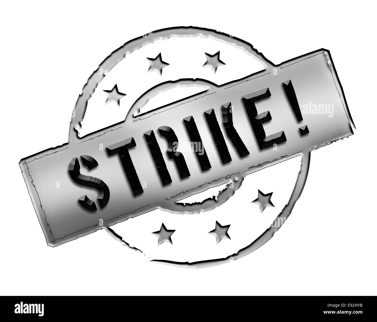 Timbro - Strike Foto Stock