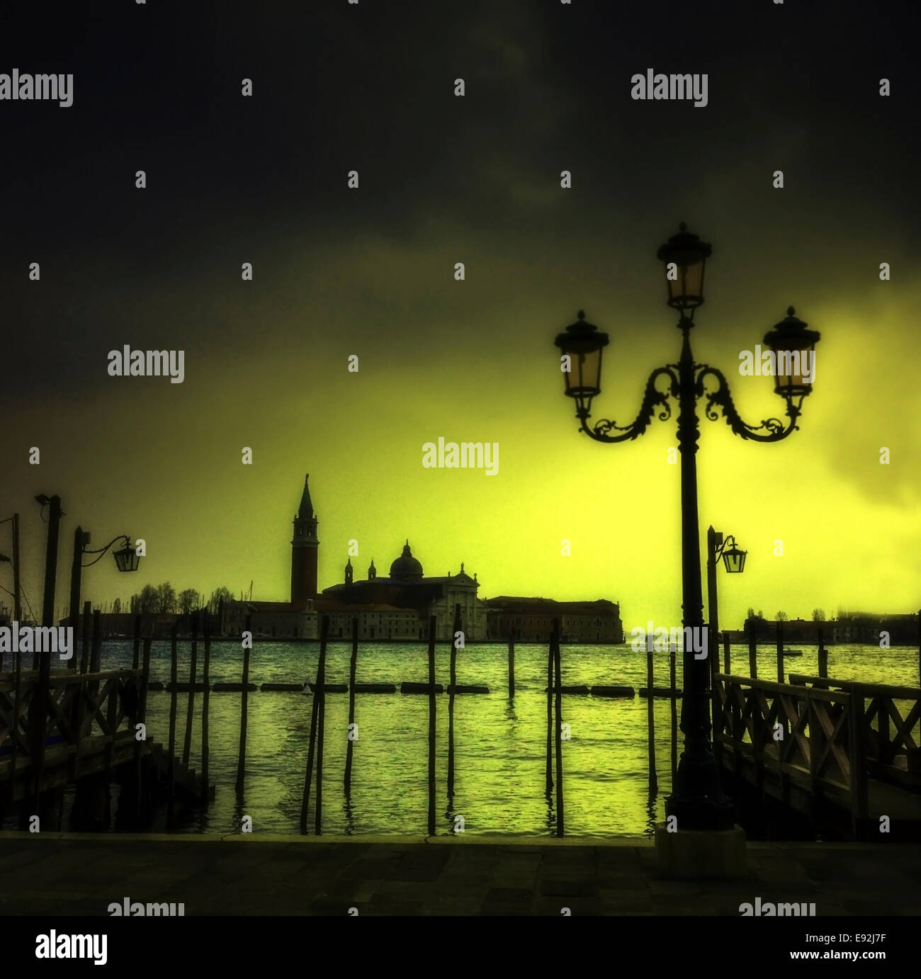 Venezia atmosferica, Italia. Foto Stock