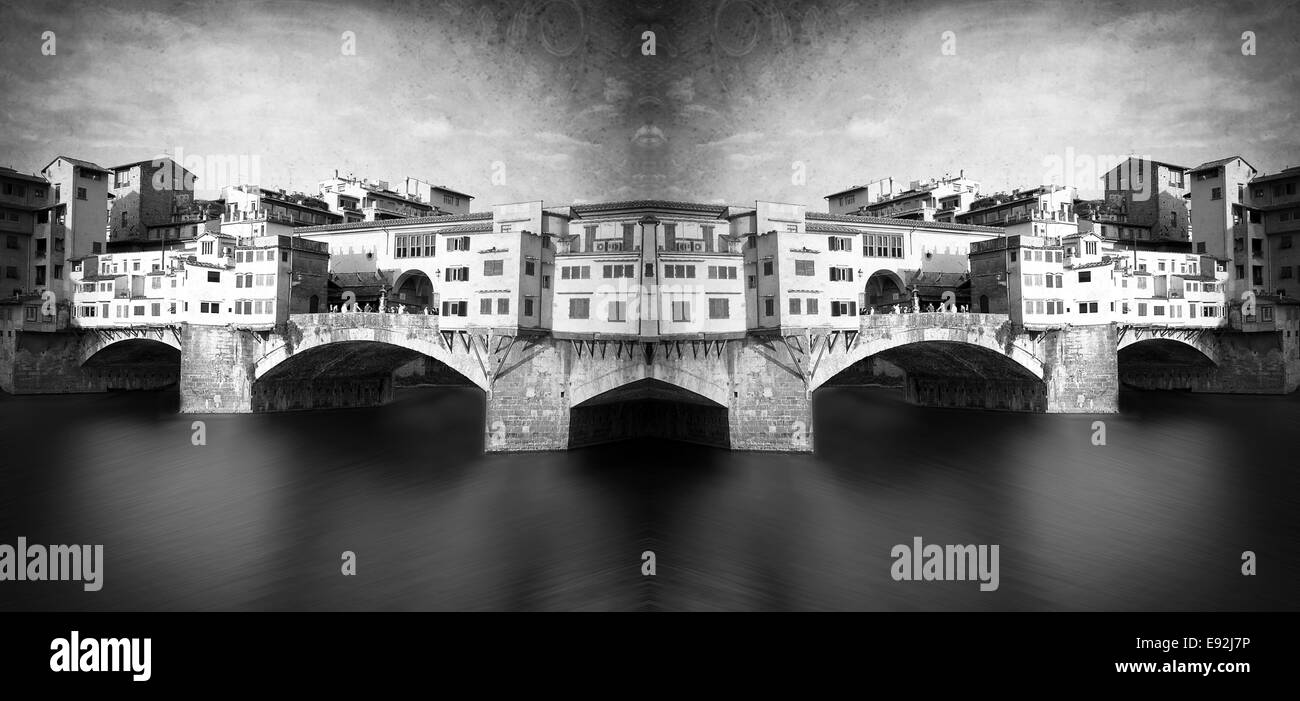 Ponte Vecchio, Firenze, Italia. Foto Stock