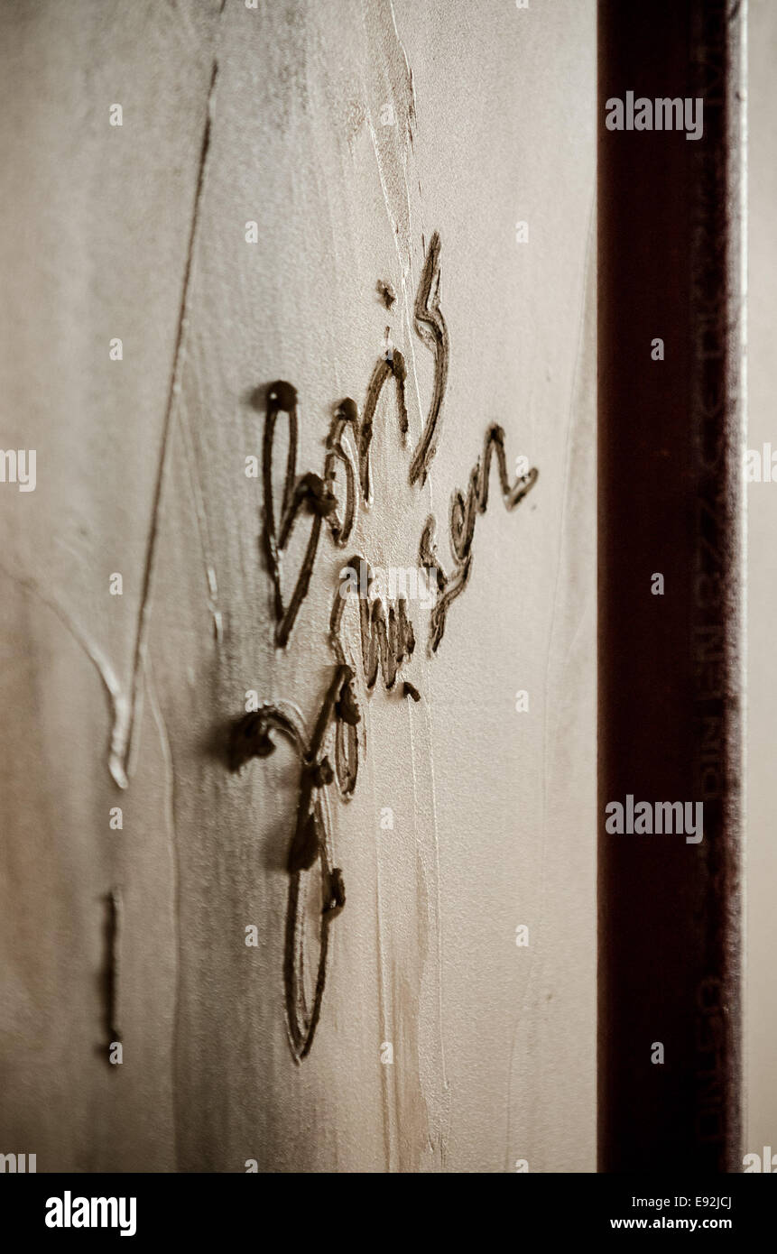 Londra, Regno Unito. Xvii oct, 2014. Il sindaco Boris Johnson visite nuove case nella penisola di Greenwich 2014 Credit: Guy Corbishley/Alamy Live News Foto Stock