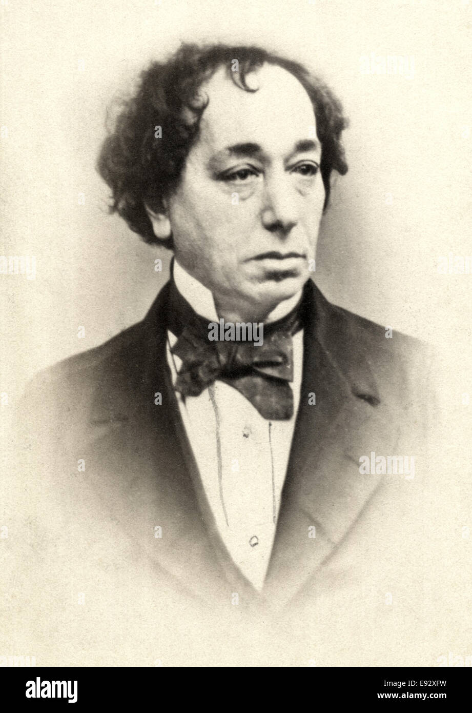 Benjamin Disraeli (1804-1881), uomo politico britannico e Primo Ministro del Regno Unito, Ritratto, circa 1870 Foto Stock