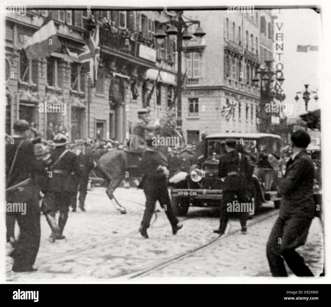 1934-CORRIERE PADANO-Assassinio di RE ALESSANDRO DI JUGOSLAVIA-Marsiglia-10 ott. 