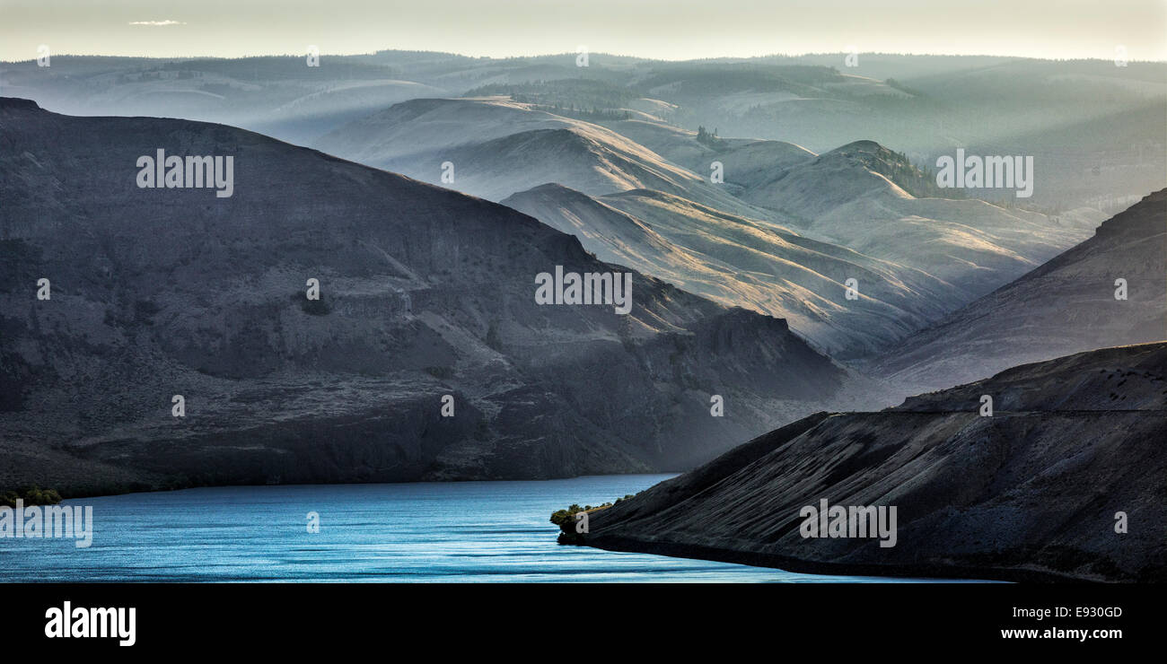 Columbia River pedemontana Foto Stock