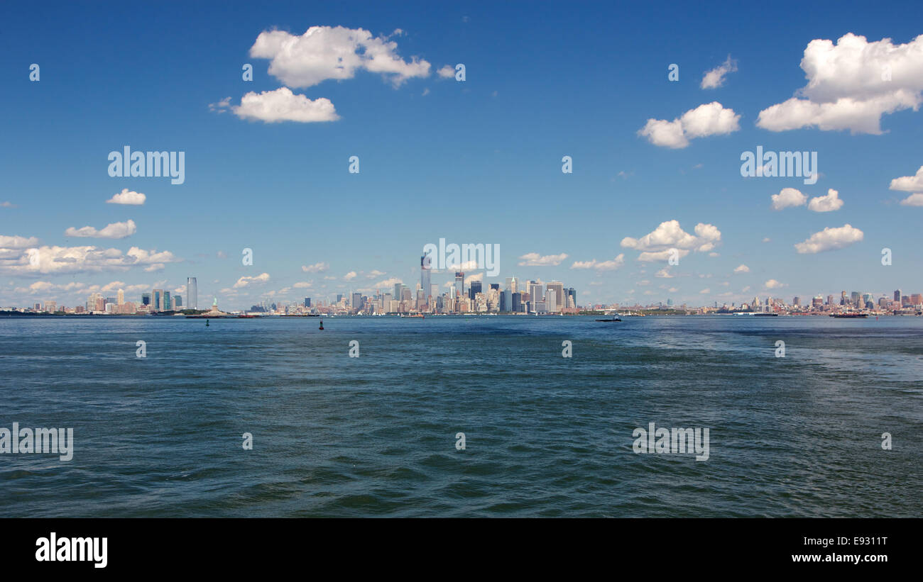 Il Porto di New York panorama nel settembre 2012. Foto Stock