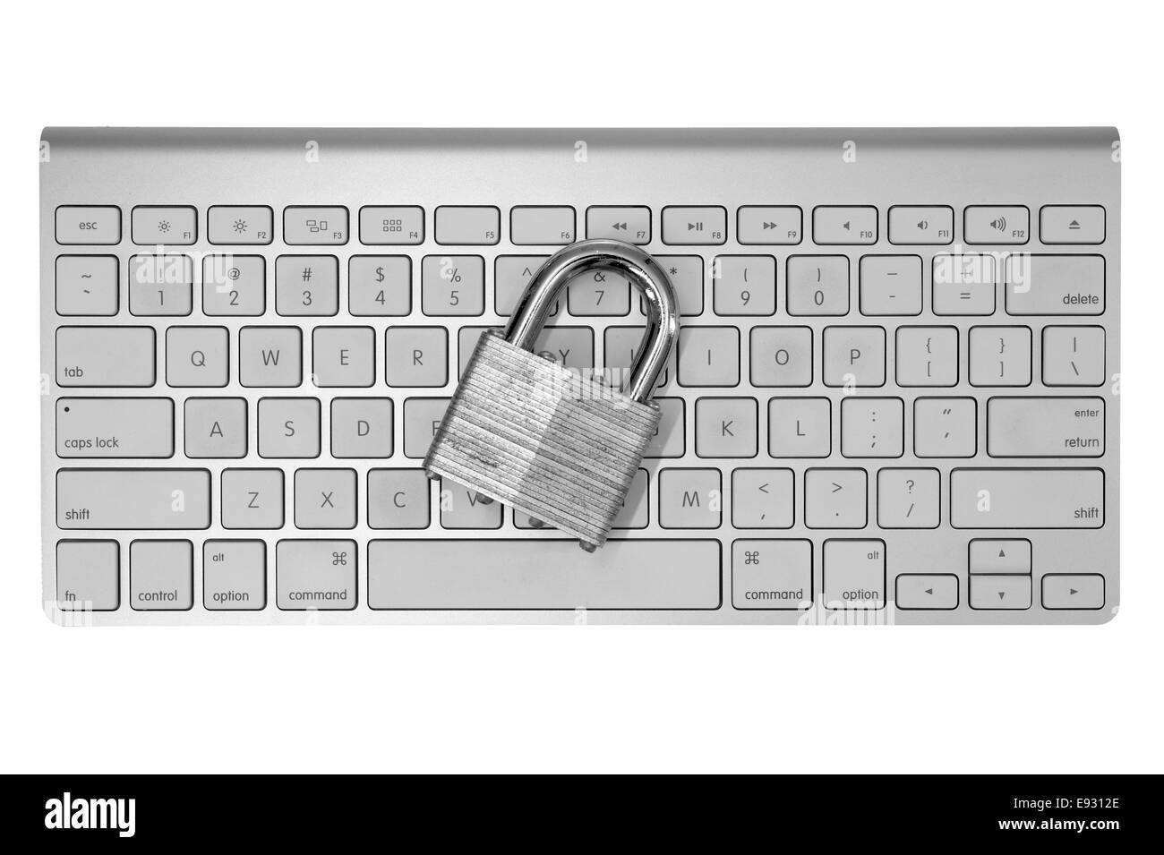 Una immagine concettuale della protezione del computer Foto Stock Una immagine concettuale della protezione del computer Foto Stock