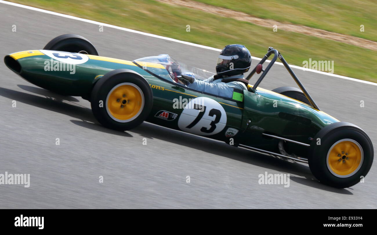 Lotus 20/22 classica Formula Junior racing car Foto Stock