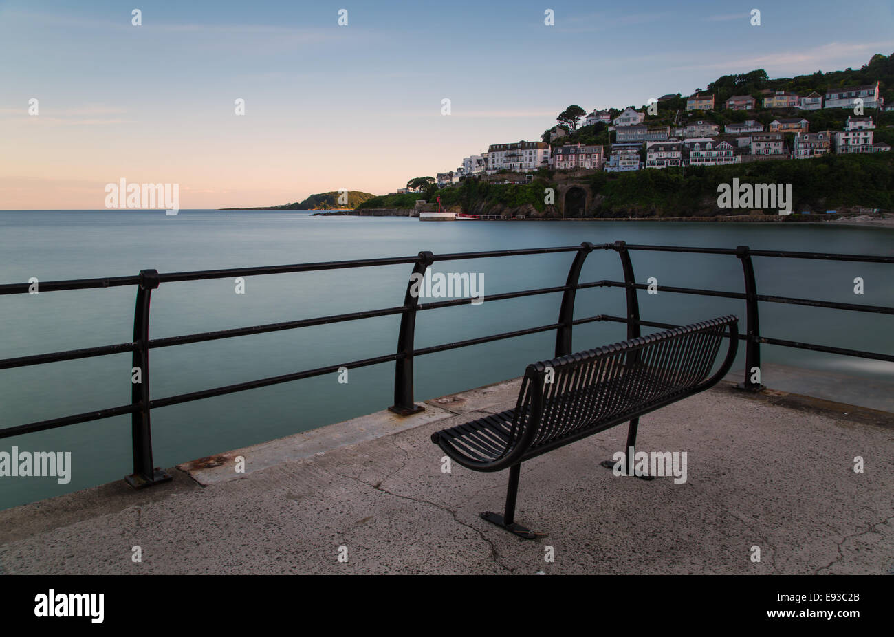 Looe Beachunspoilt Foto Stock