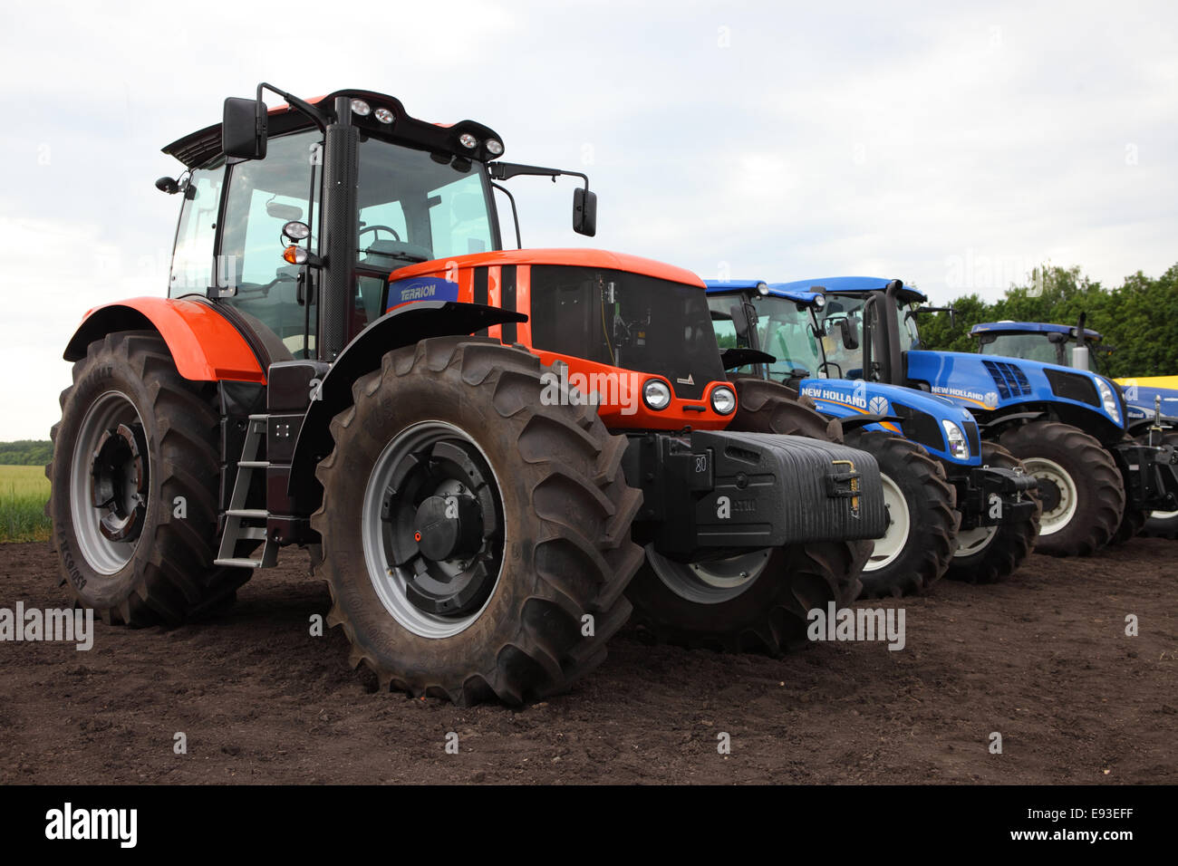 New Holland Trattori agricoli Foto Stock