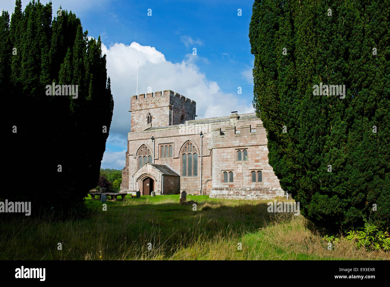 Sant'Andrea Chiesa, Greystoke, Cumbria, England Regno Unito Foto Stock