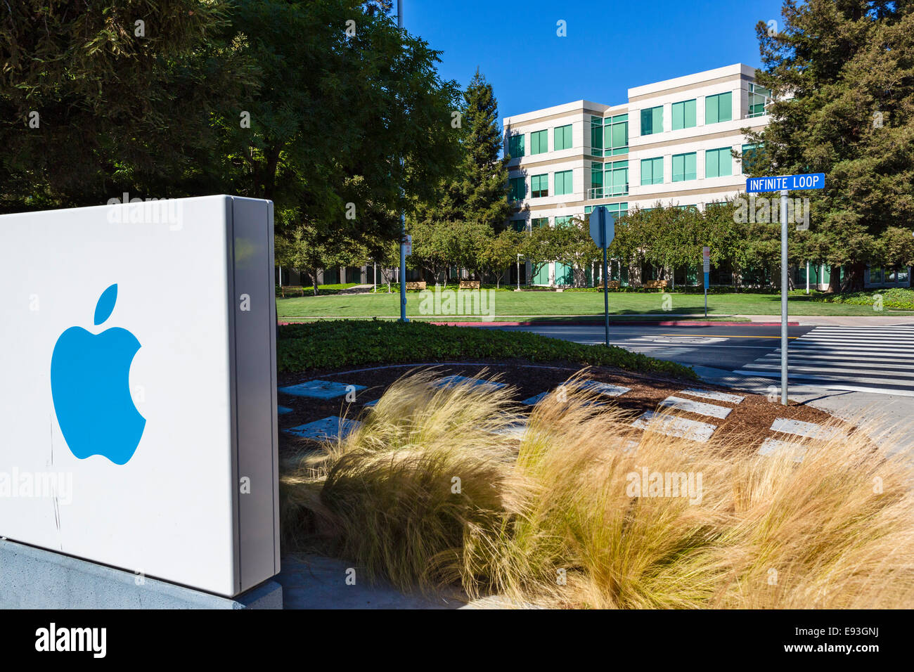 Il vecchio Apple Inc sede Campus, Infinite Loop, Cupertino, California, Stati Uniti Foto Stock