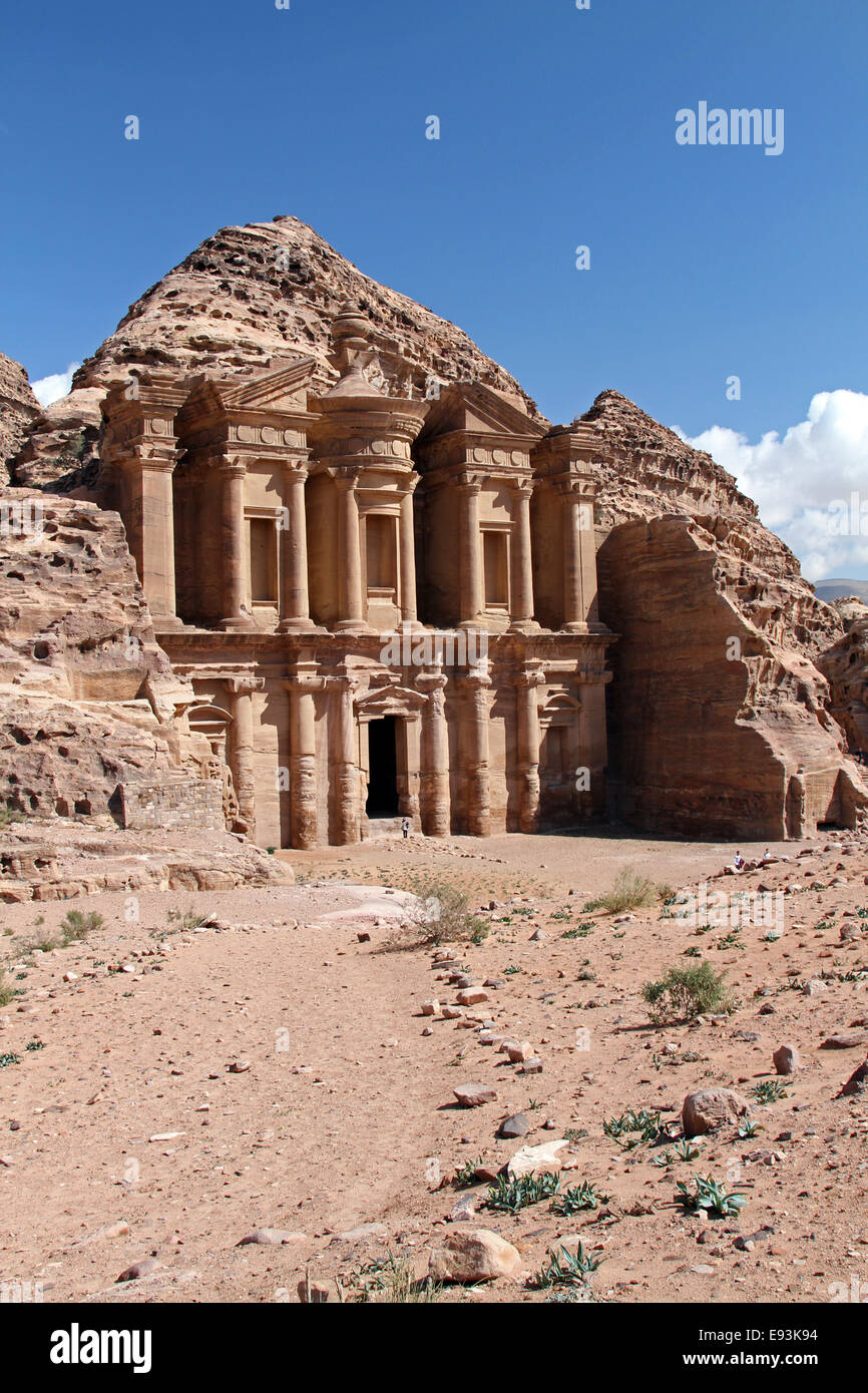 Il monastero di Petra, Giordania giovedì 17 febbraio 2011 Foto Stock