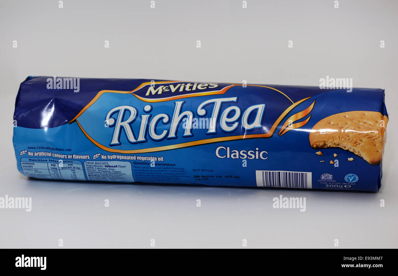 McVities ricco tè biscotti pack Foto Stock