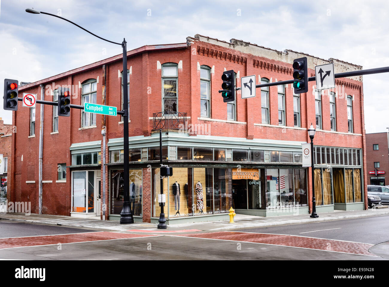 La società moderna, 331 South Campbell Avenue, Springfield, Missouri Foto Stock