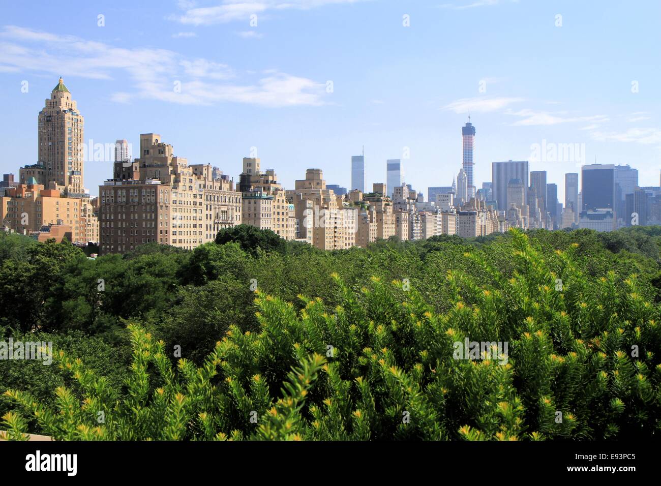 Upper East Side e Central Park di New York City, Stati Uniti d'America Foto Stock