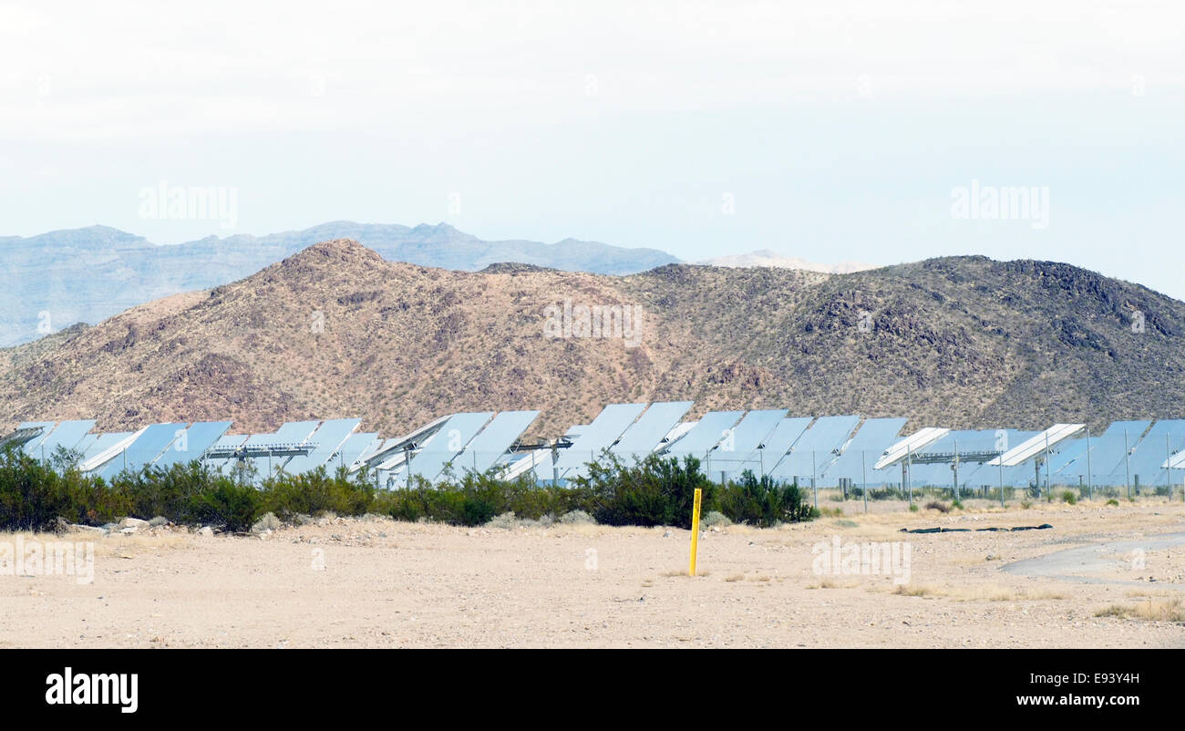 Ivanpah Solar Project Foto Stock