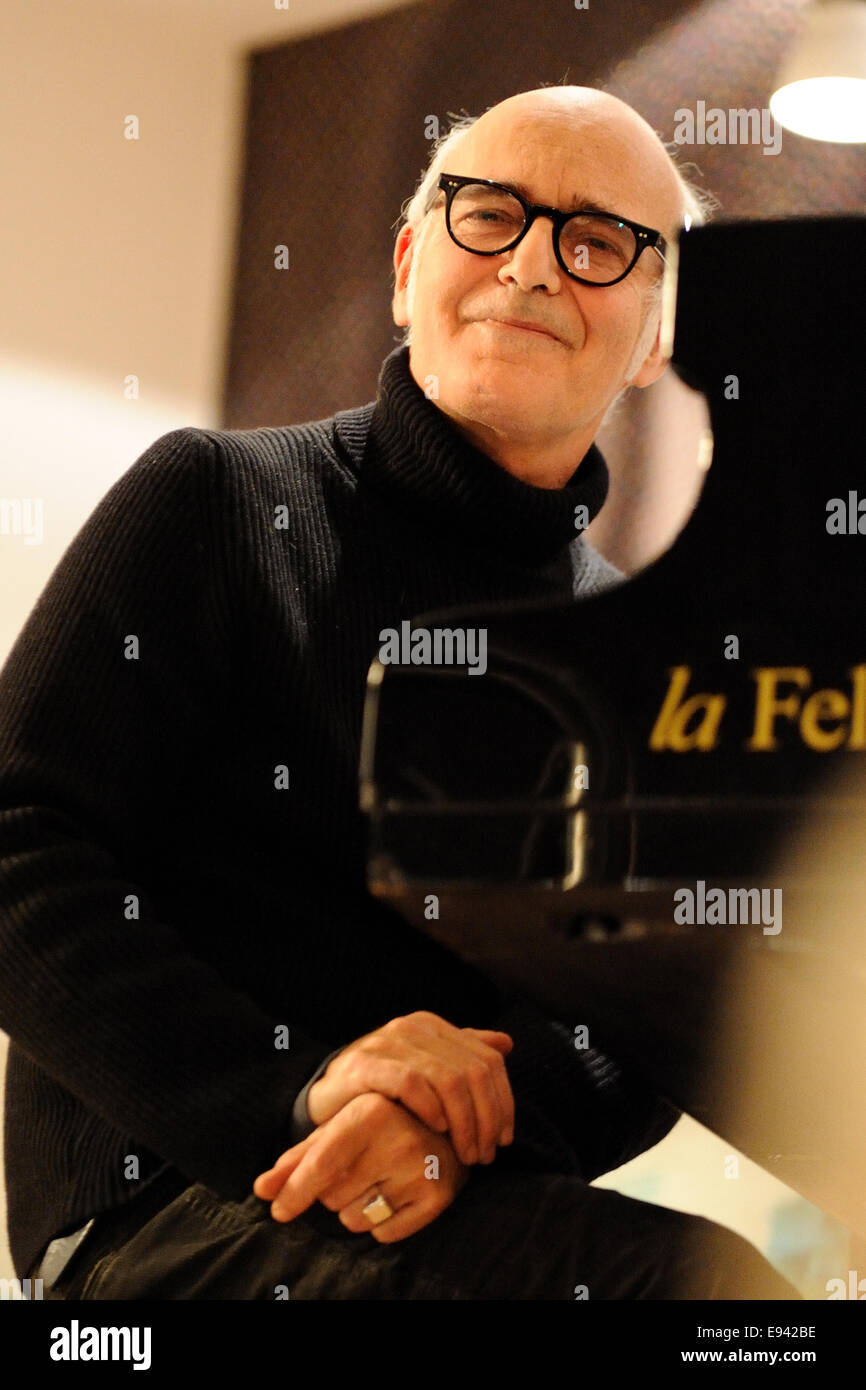 Ludovico Einaudi pianista - compositore close-up Foto Stock