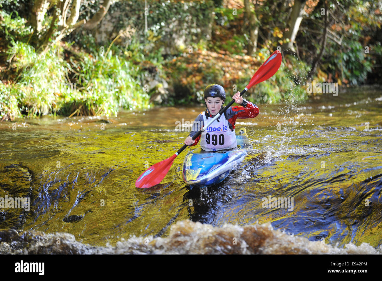 Stock Photo - Kayak concorrenza, Buncrana, County Donegal, Irlanda. ©George Sweeney /Alamy Foto Stock