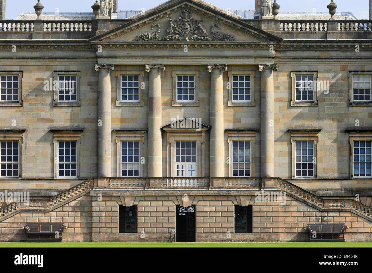 Houghton Hall, Norfolk, Inghilterra. Foto Stock