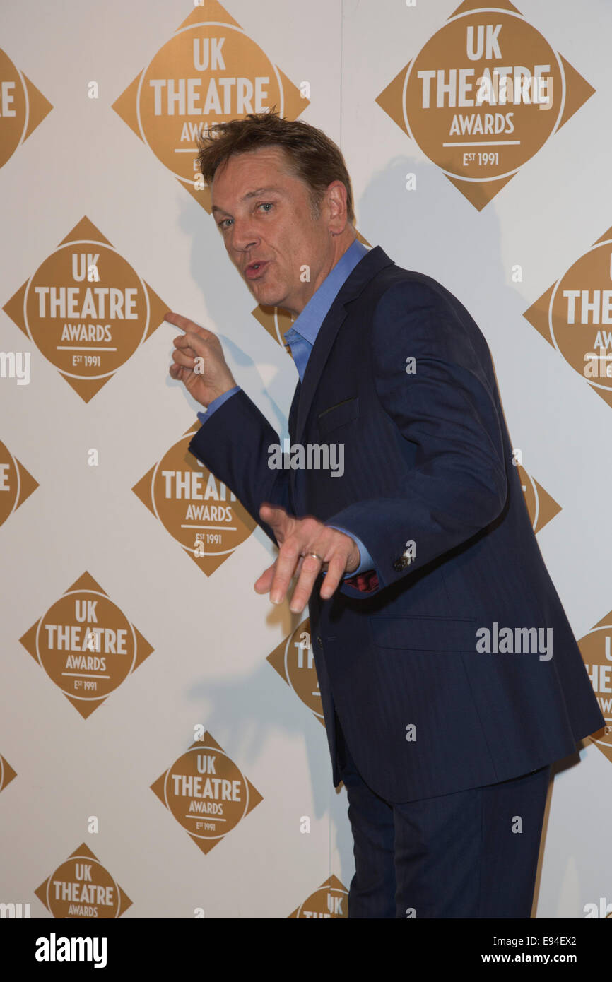 UK Theatre Awards 2014, comico Brian Conley Foto Stock