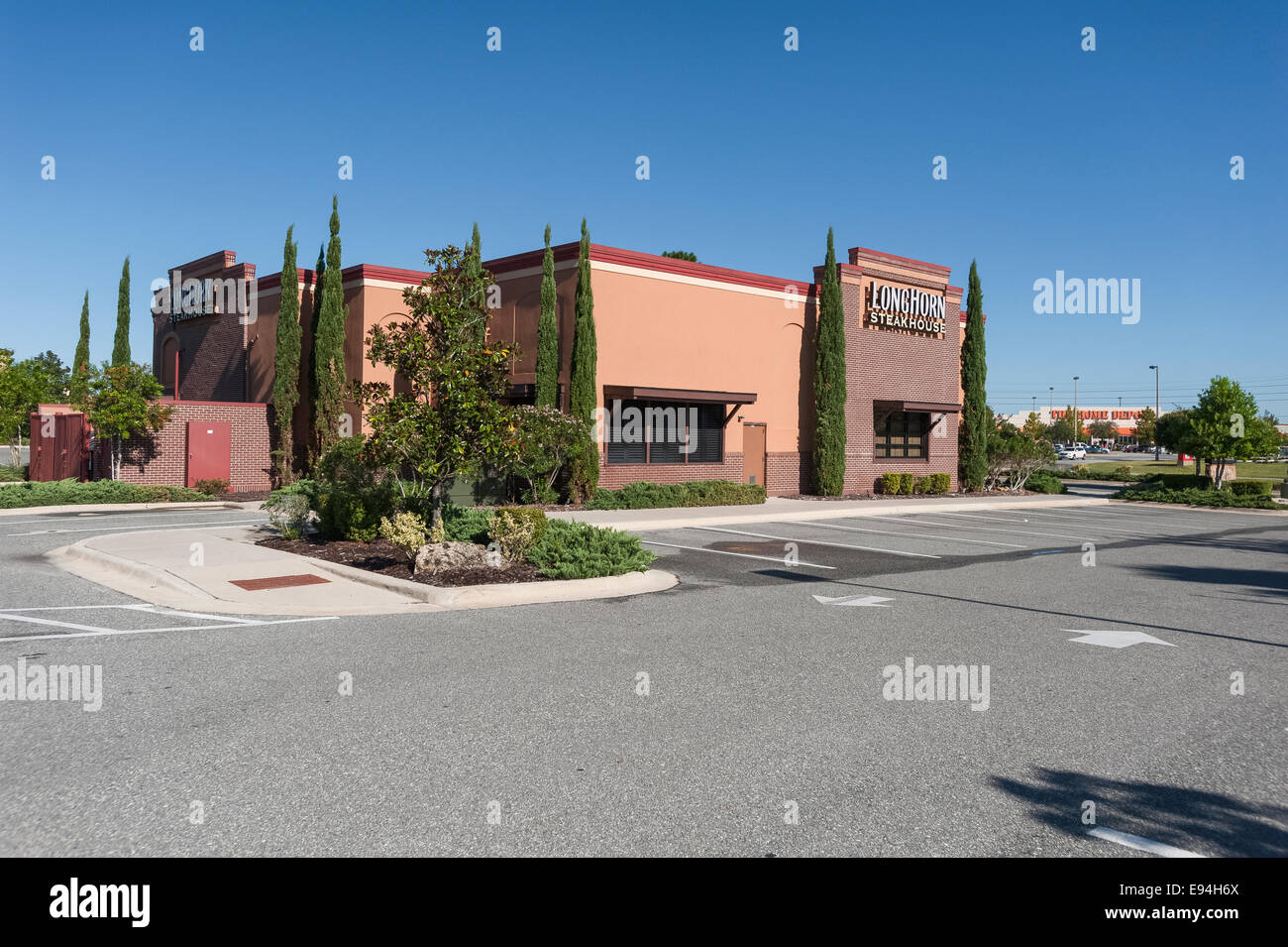 LongtHorn Steakhouse situato nel Lago Lady Marion County Florida USA Foto Stock