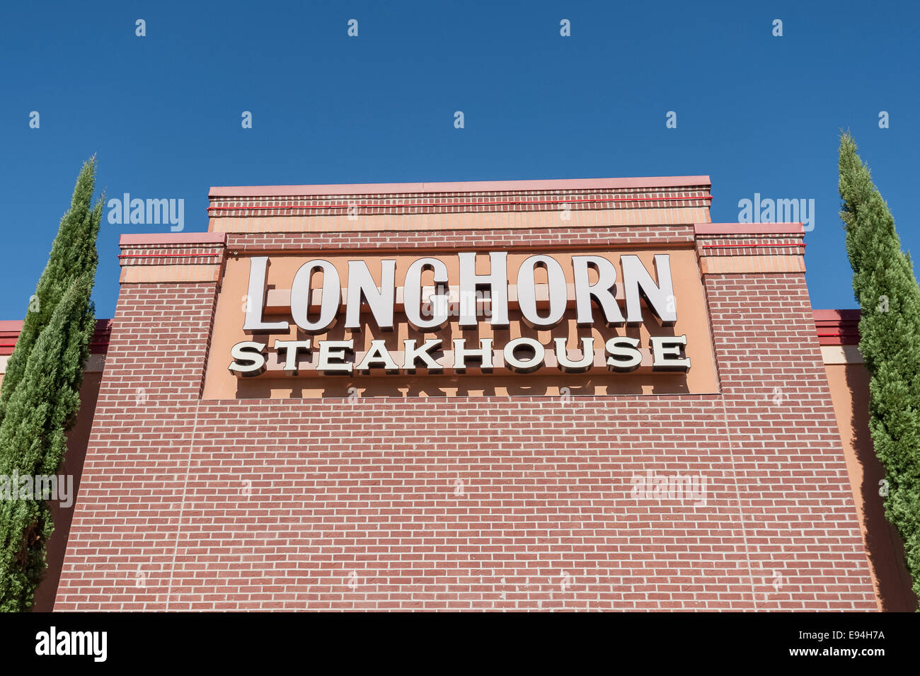 LongtHorn Steakhouse situato nel Lago Lady Marion County Florida USA Foto Stock