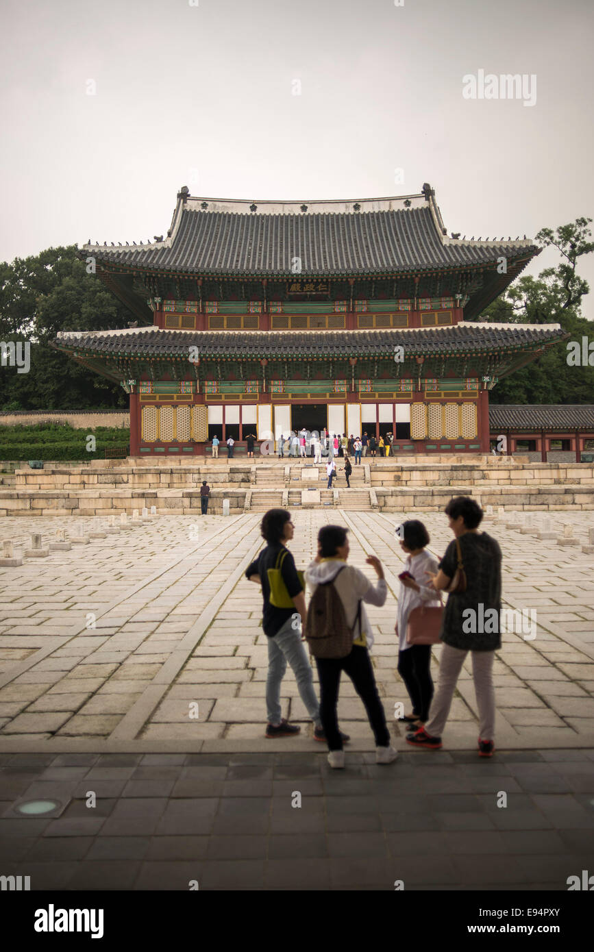 Settembre 12, 2013, Seoul, Corea del Sud - Corea - Palazzo di Changdeokgung, un patrimonio mondiale UNESCO sito elencato. Foto Stock