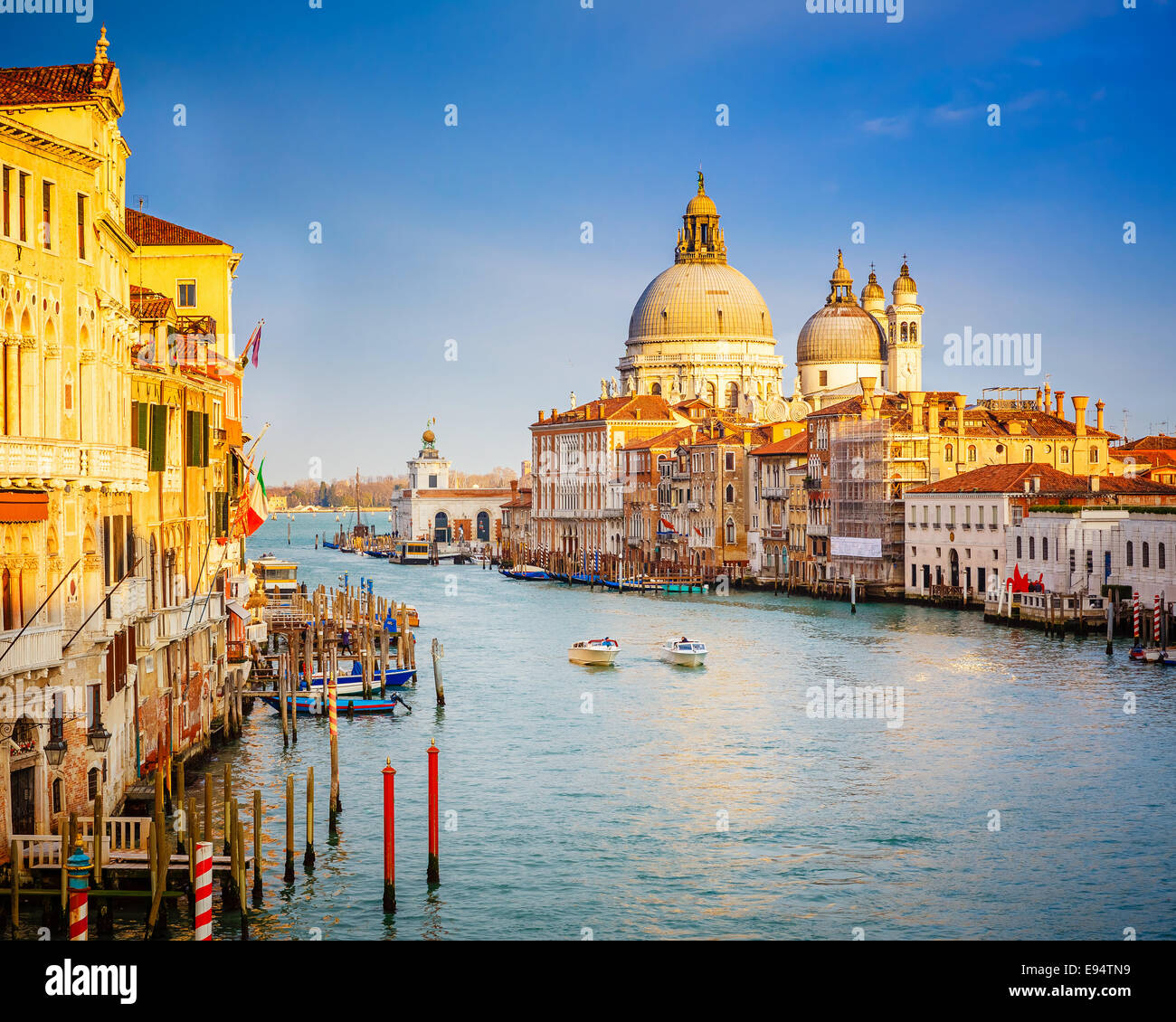 Venezia a sera soleggiato Foto Stock