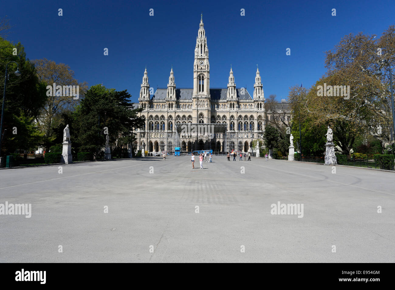 Municipio di Vienna, Austria Foto Stock