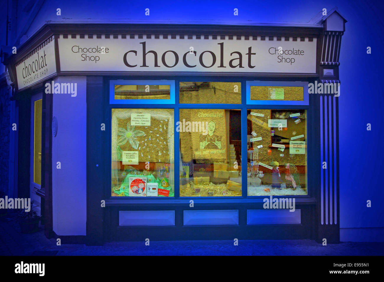 Il negozio di cioccolato, Dublin, Repubblica di Irlanda Foto Stock