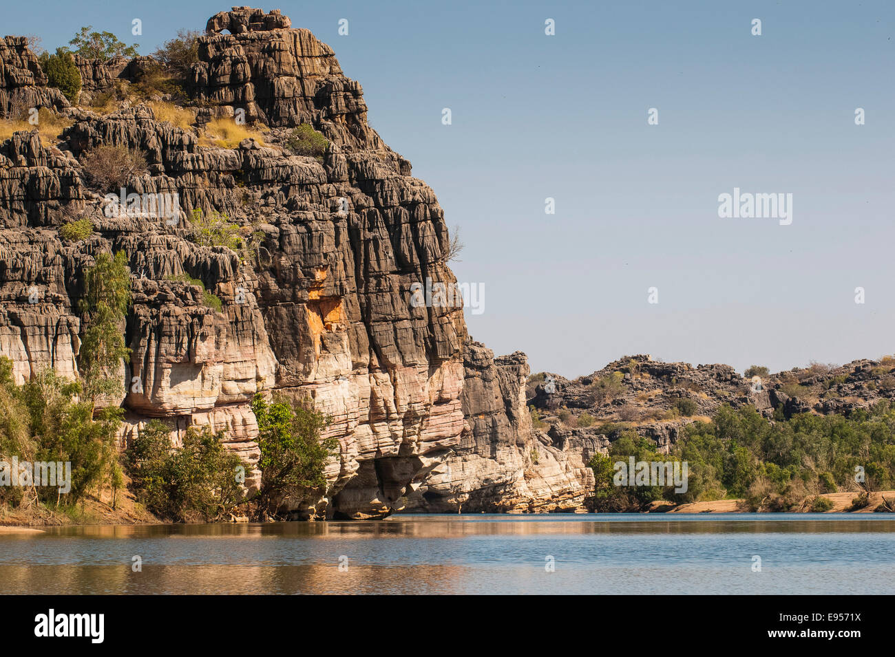 Geikie Gorge, Kimberley, Australia occidentale Foto Stock