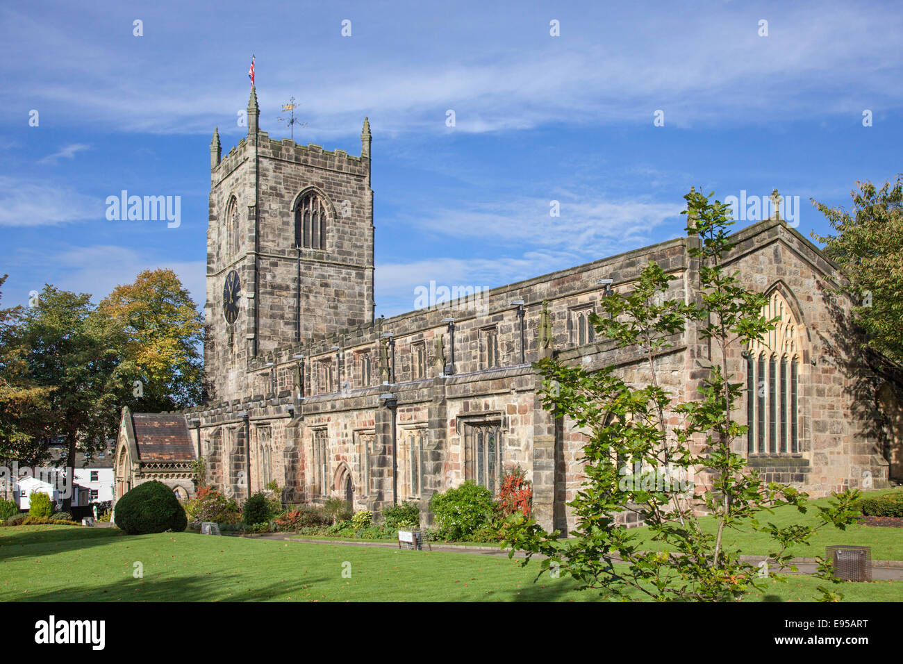 Chiesa della Santa Trinità, Skipton, North Yorkshire, Inghilterra, Regno Unito Foto Stock