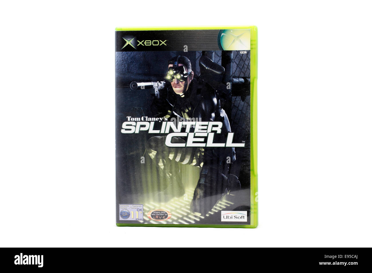 XBox gioco classico di Tom Clancy's (originale) Splinter Cell Ubisoft Foto Stock
