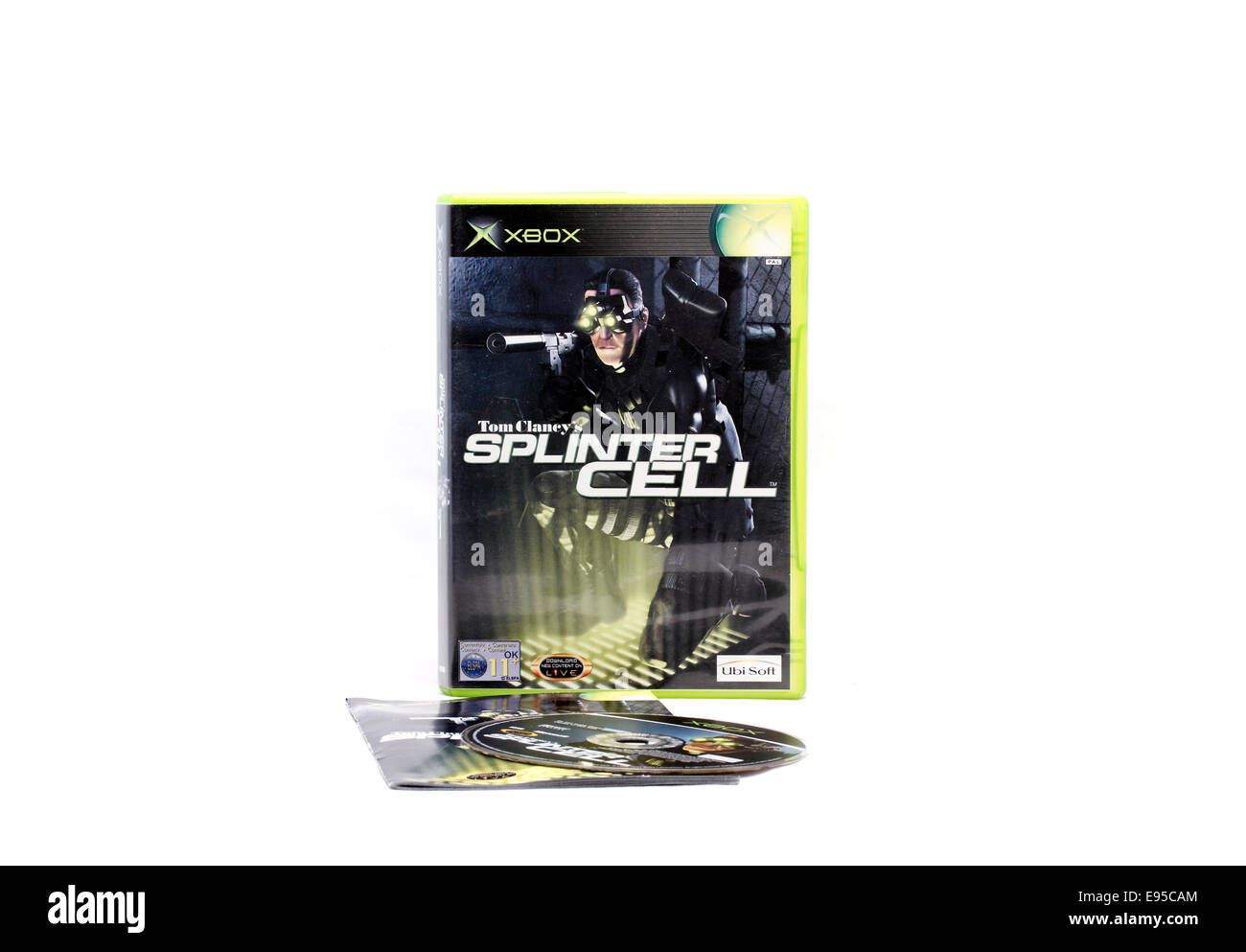XBox gioco classico di Tom Clancy's (originale) Splinter Cell Ubisoft Foto Stock