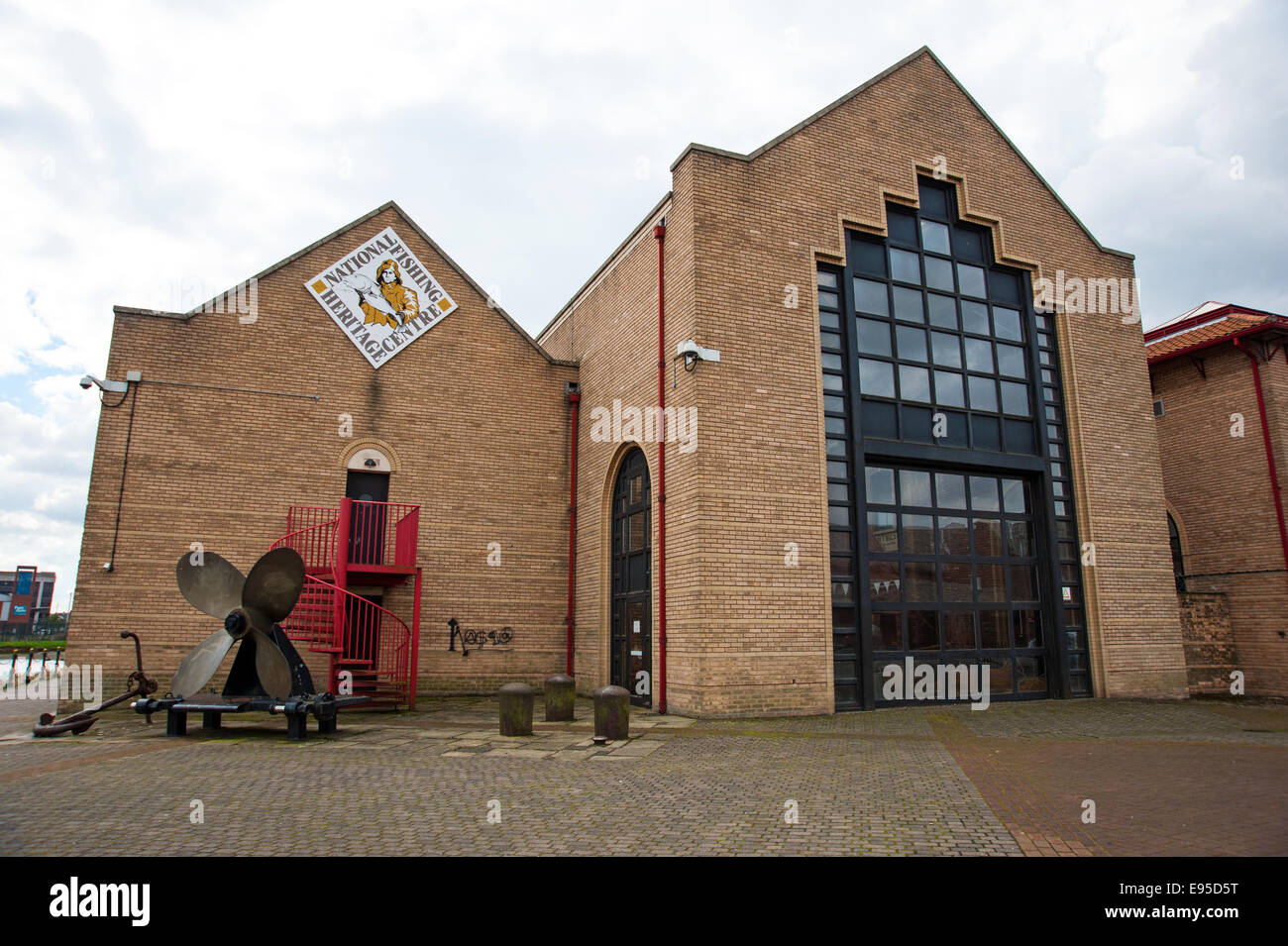 La pesca a Grimsby Heritage Centre è un museo a Alexandra Dock raffiguranti gli anni cinquanta apice delle acque lontane della flotta di pesca Foto Stock