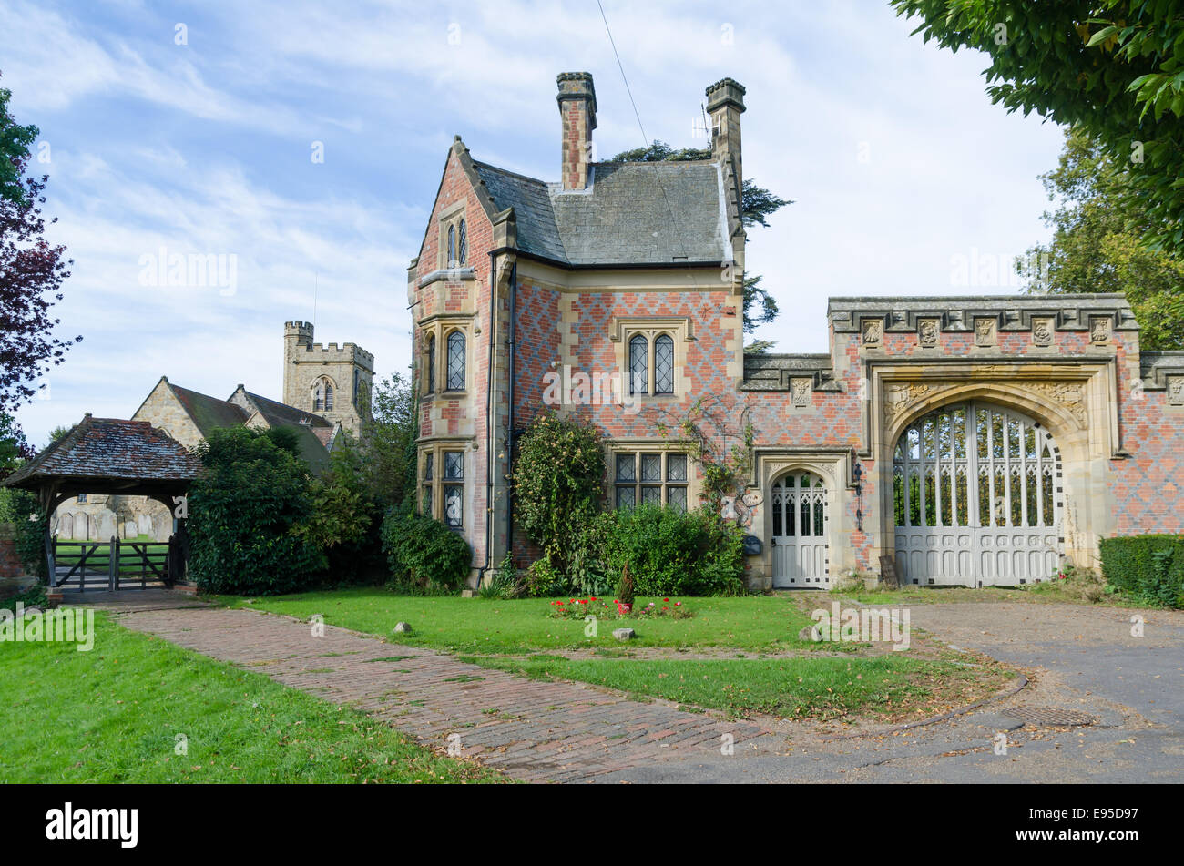 La casa di gate a Leigh nel Kent Foto Stock