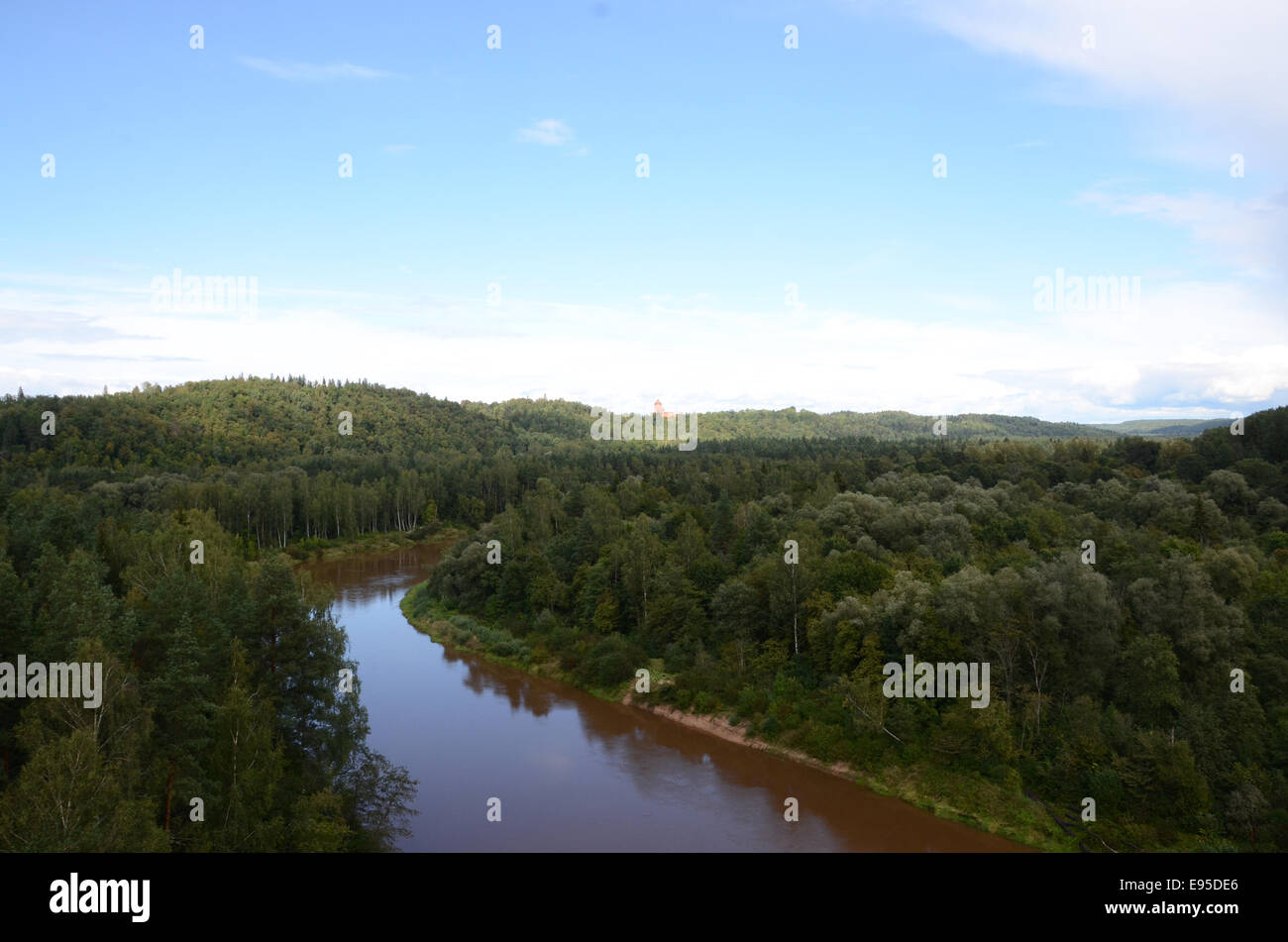 Castello Turaida sigulda lettonia Foto Stock