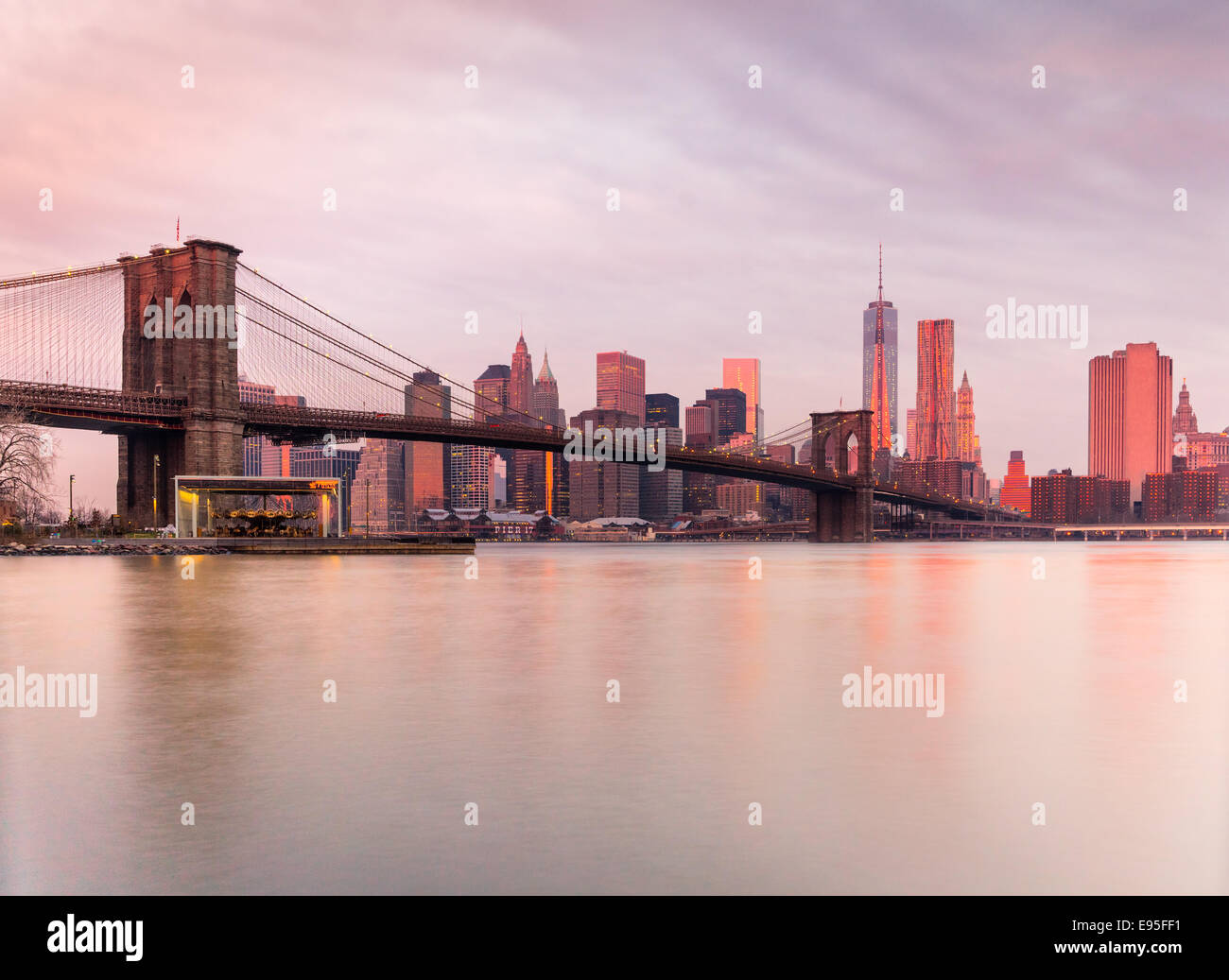 Vista panoramica di Manhattan, New York City. Stati Uniti d'America. Foto Stock