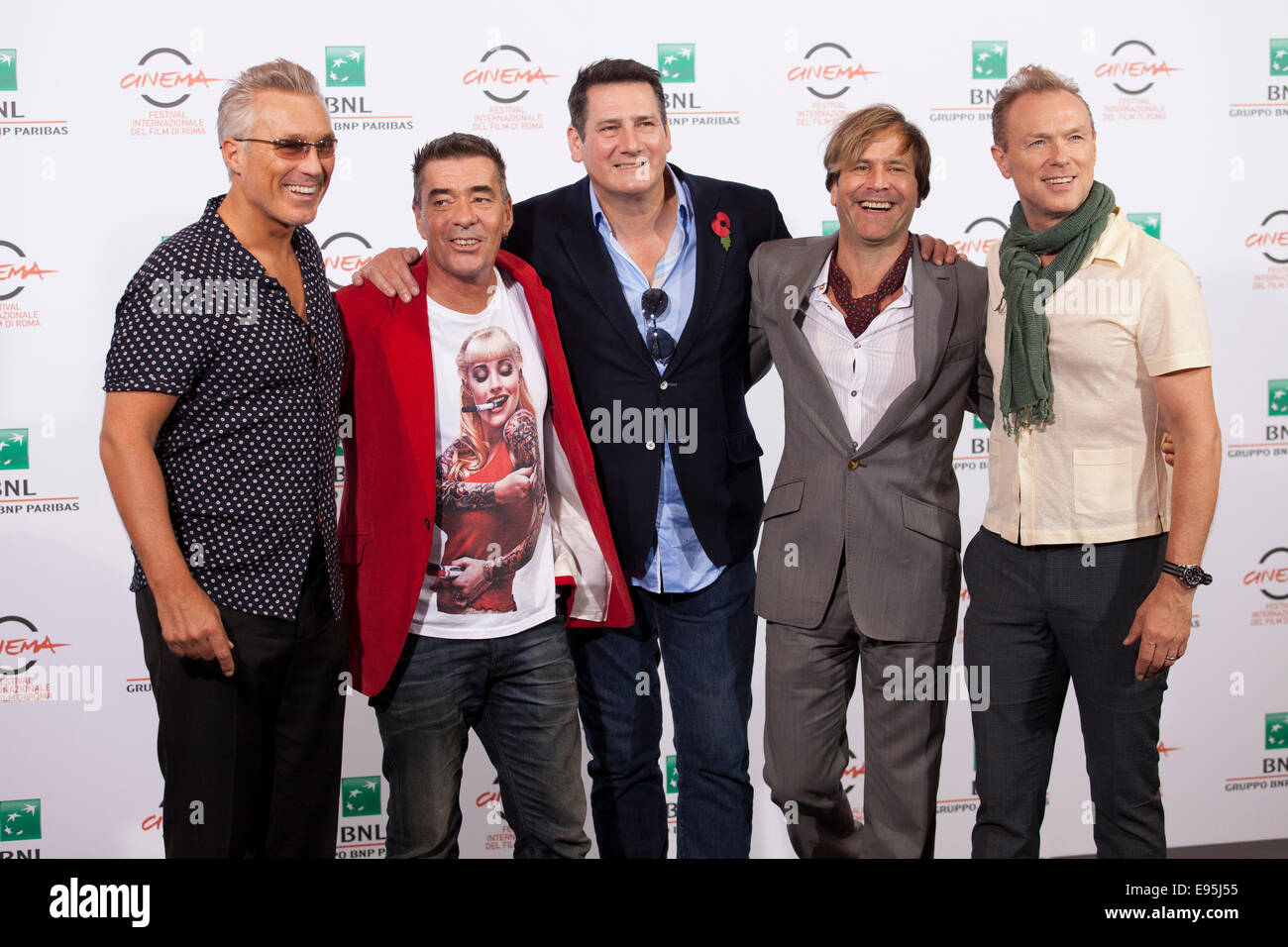 Spandau Ballet a photocall per 'Soul ragazzi di tutto il mondo Occidentale/Spandau Ballet" a Roma il Festival Internazionale del Film. Foto Stock