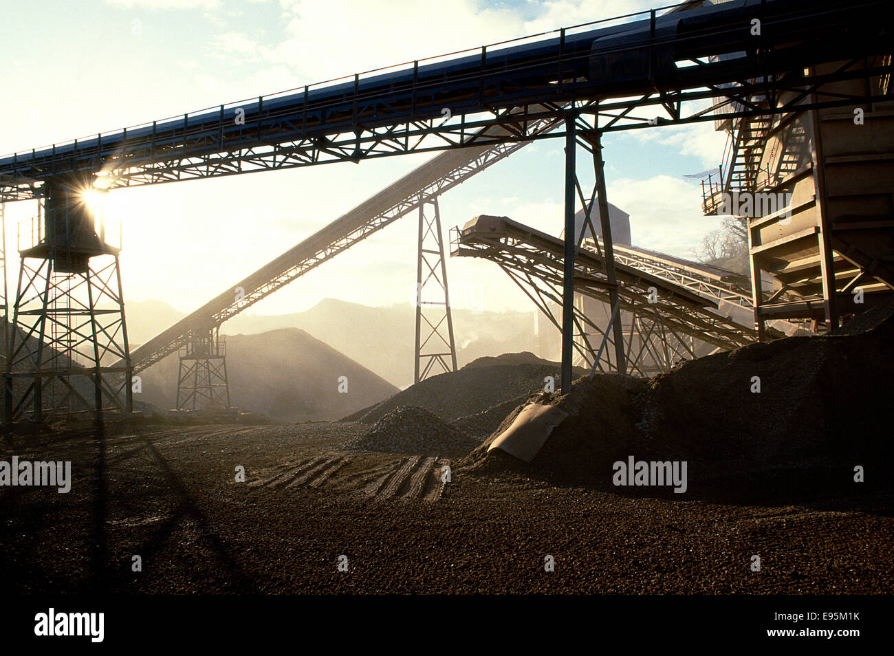 L'industria Cantiere di Carbone Foto Stock