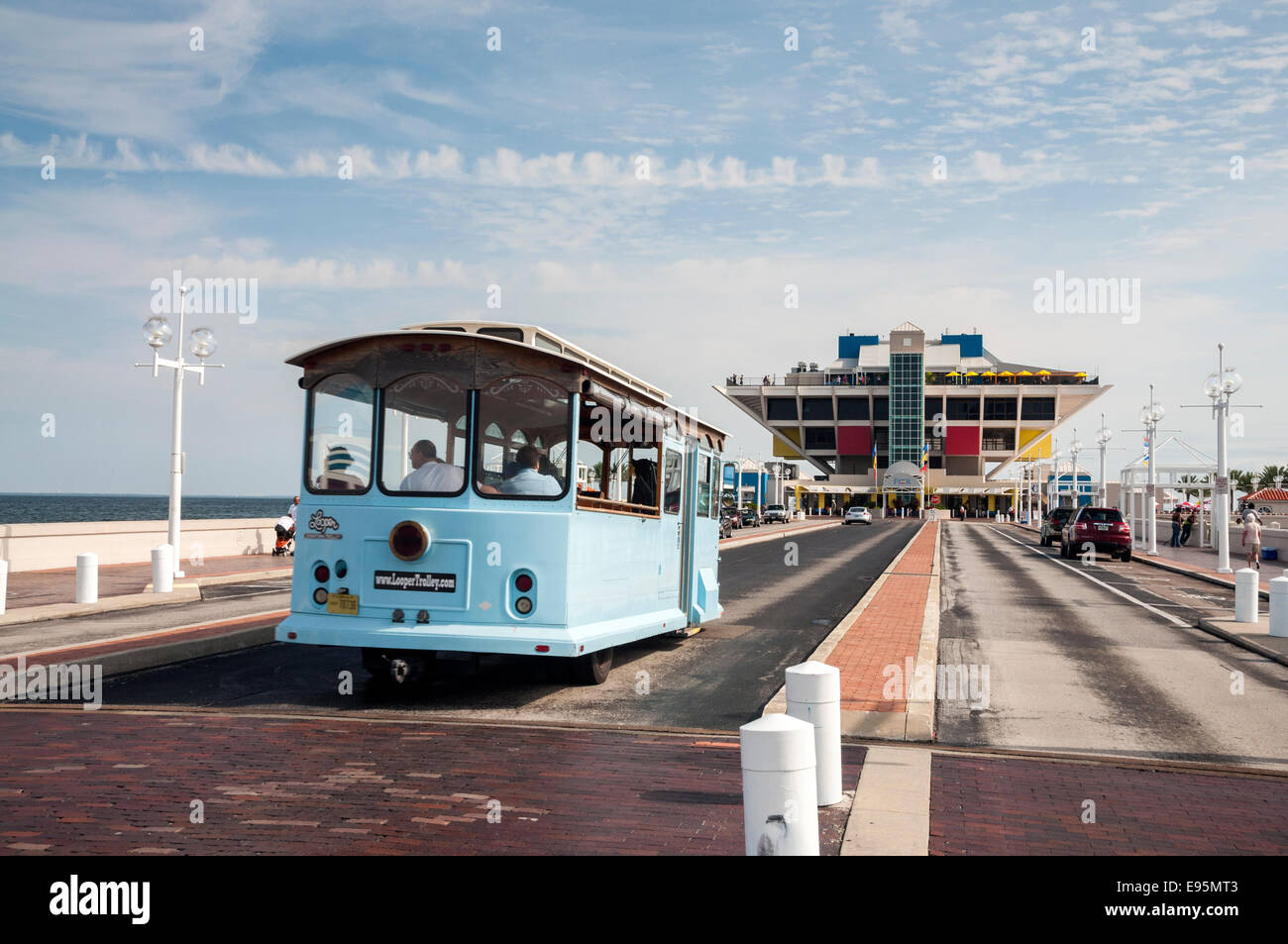 La piramide rovesciata del Molo di San Pietroburgo, Florida, Stati Uniti d'America Foto Stock