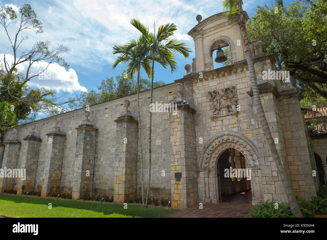 San Bernardo di Clairvaux medievale monastero spagnolo NORTH MIAMI BEACH FLORIDA USA Foto Stock