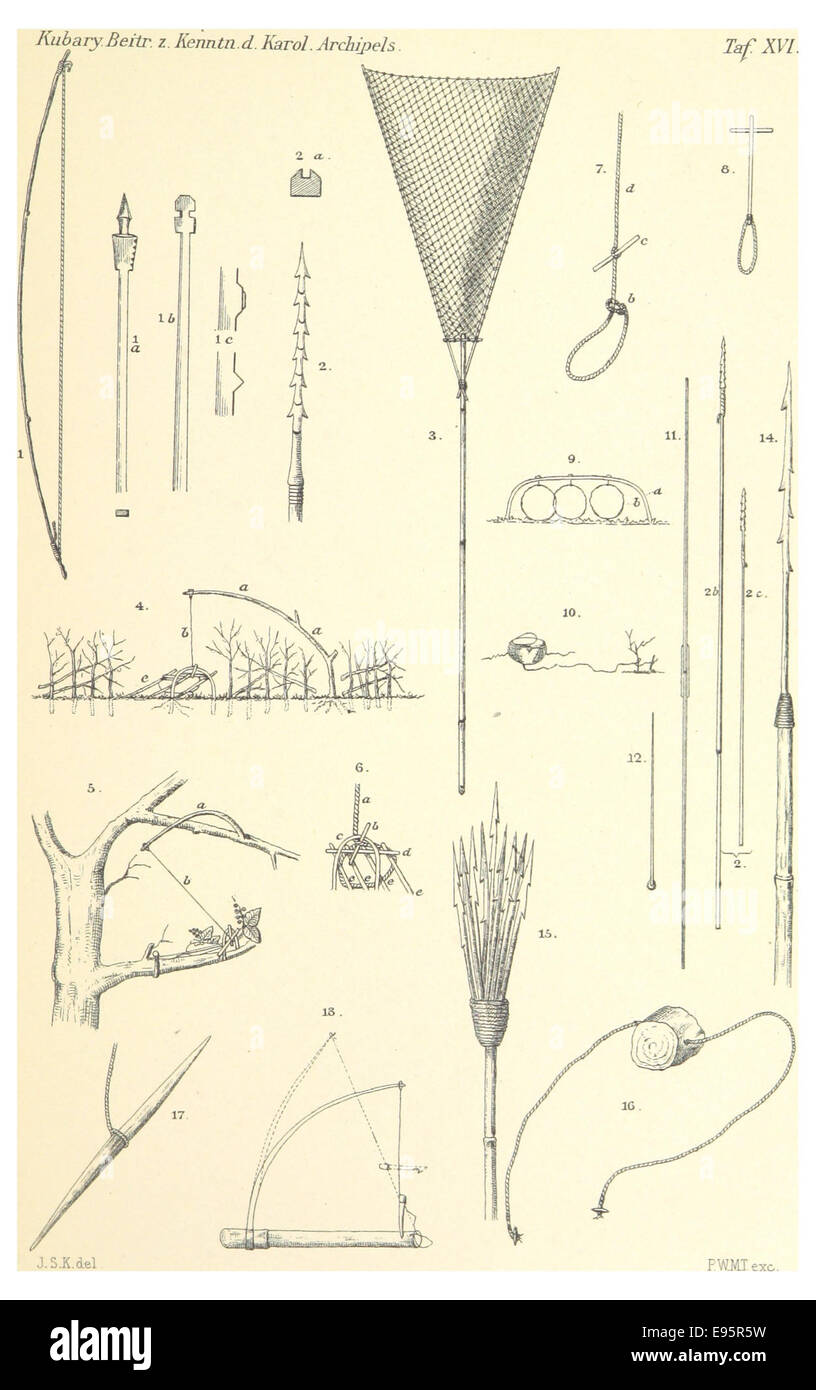 KUBARY(1895) 2.121 Tafel 16 Foto Stock