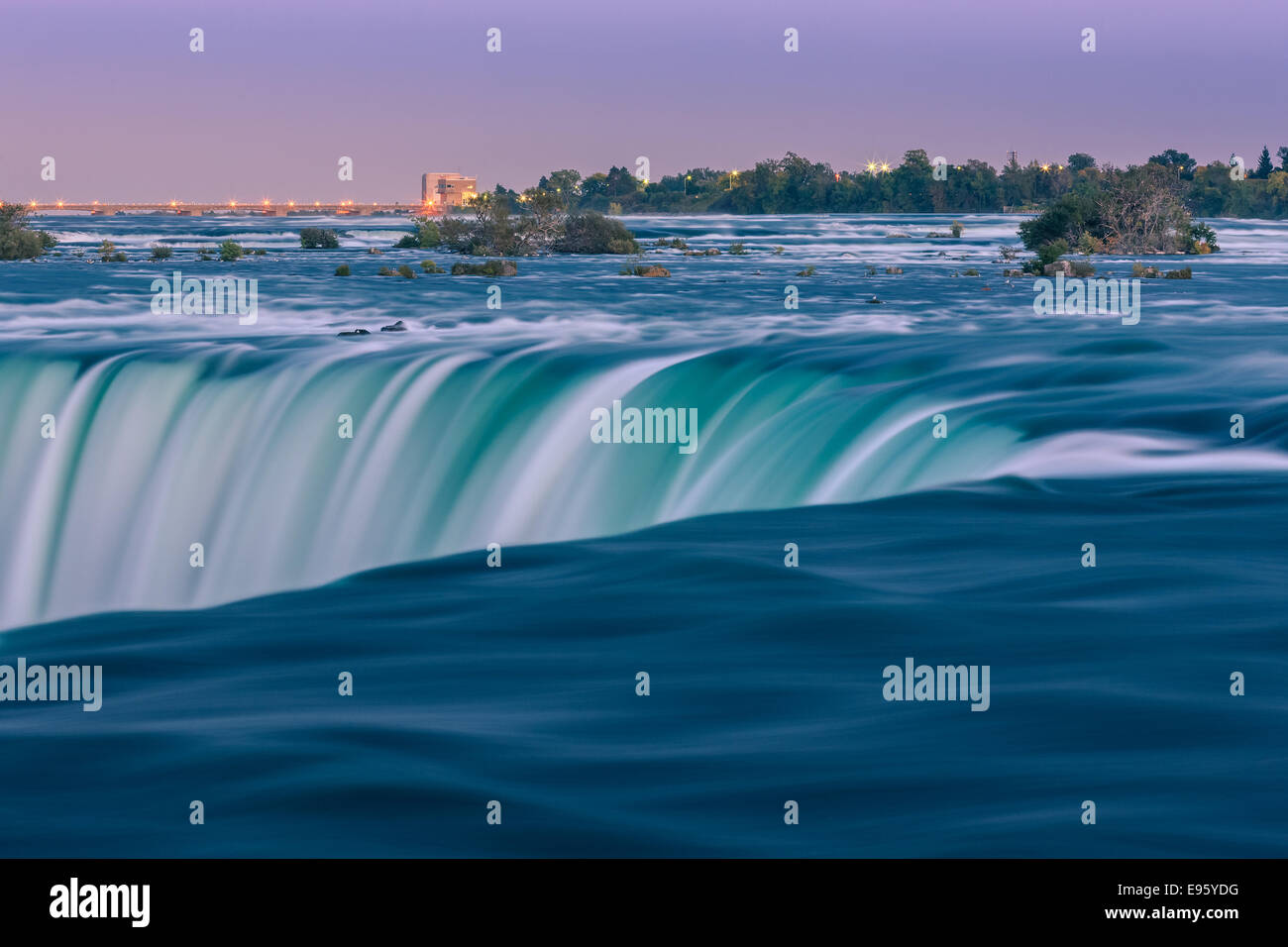 Cascate Horseshoe, parte del Niagara Falls, Ontario, Canada. Foto Stock